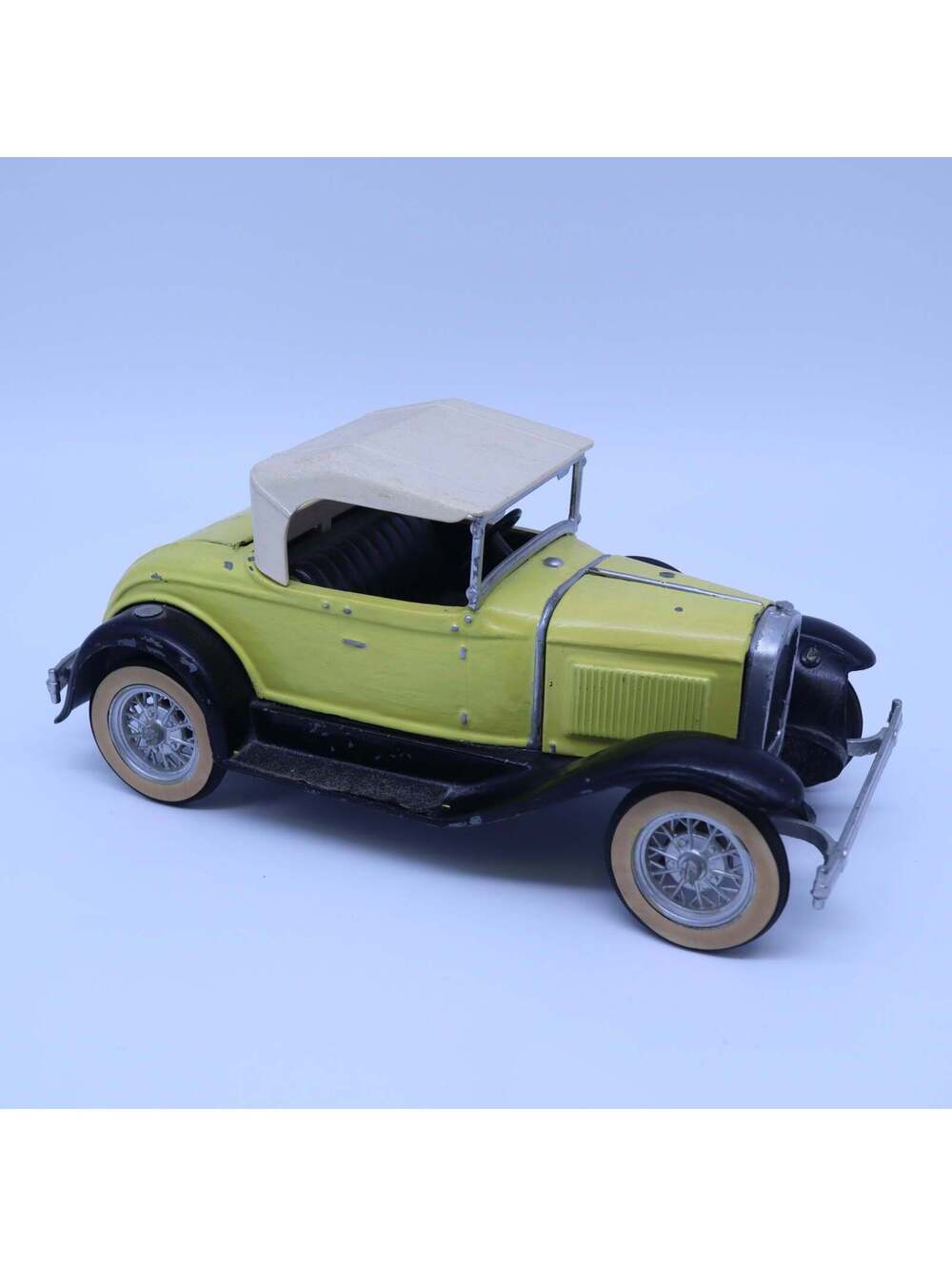 VTG Hubley Metal Toy Car 1930 Packard Roadster Convertible Rumble Seat Yellow
